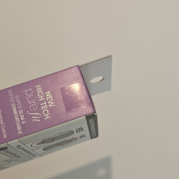 NWT imPRESS Press-On Nails Medium Almond French Black Gold Pink Heart - Picture 7 of 7